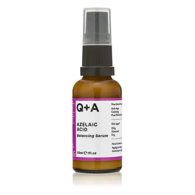 Q+A Azelaic Acid bőrfelület-egyesítő szérum a bőr minőségének javítására 30 ml