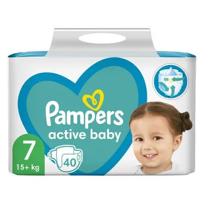 Pampers Active Baby Size 7 eldobható pelenkák 15+ kg 40 db