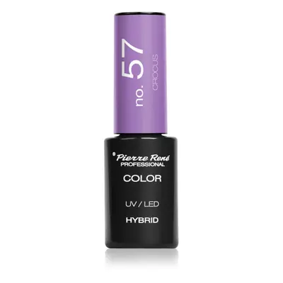 Pierre René Nails Hybrid gél körömlakk UV / LED-es lámpákhoz árnyalat no. 57 Crocus 6 ml