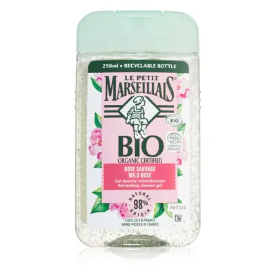 Le Petit Marseillais Wild Rose Bio Organic felfrissítő tusfürdő gél 250 ml