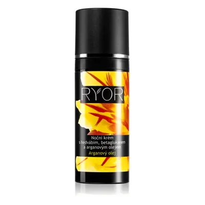 RYOR Argan Oil éjszakai krém selyemmel és béta-glükánnal 50 ml