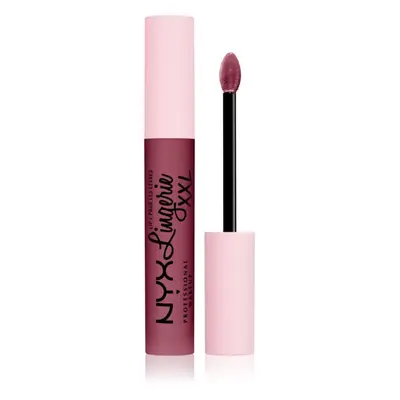 NYX Professional Makeup Lip Lingerie XXL matt folyékony állagú ajakrúzs árnyalat Bust ed 4 ml