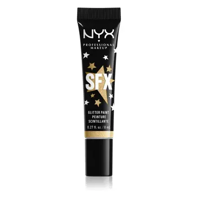 NYX Professional Makeup Halloween Glitter Paint Arc és test csillám árnyalat 01 Graveyard Glam 8