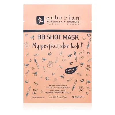 Erborian BB Shot Mask arcmaszk bőrvilágosító hatással 14 g