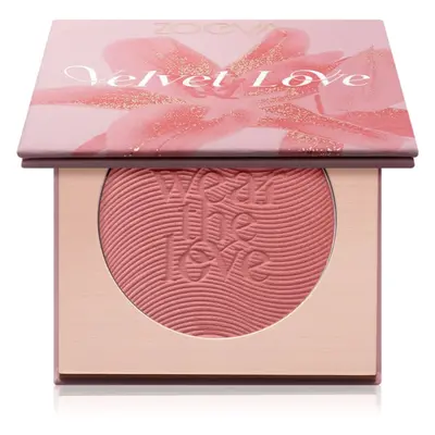 ZOEVA Velvet Love Blush Powder arcpirosító árnyalat Happiness 5,2 g