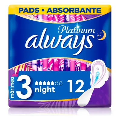 Always Platinum Night Size 3 egészségügyi betétek éjszakára 12 db