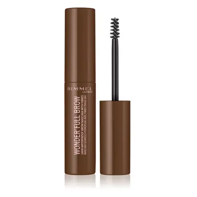 Rimmel Wonder'Full Brow szemöldök és szempillaspirál vízálló árnyalat 002 Medium 4.5 ml