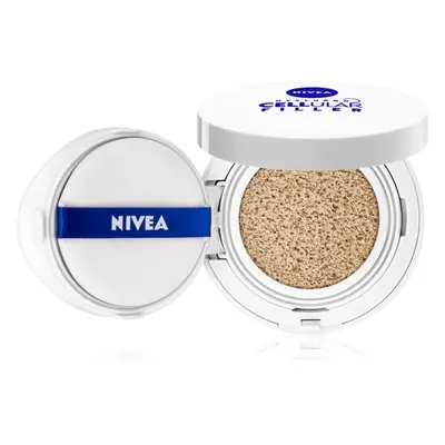 NIVEA Hyaluron Cellular Filler Cushion alapozó sminkszivaccsal 3 az 1-ben árnyalat 01 Light 15 g