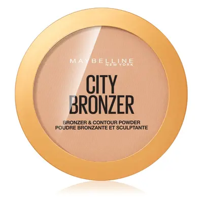 Maybelline City Bronzer bronzosító és kontúrozó púder árnyalat 200 Medium Cool 8 g