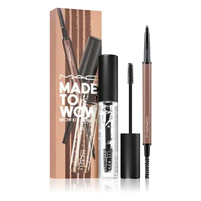 MAC Cosmetics Made To Wow Brow Kit ajándékszett szemöldökre árnyalat Auburn