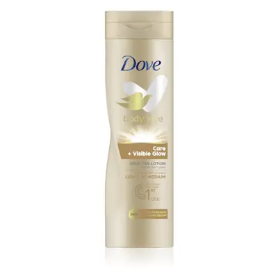 Dove Body Love önbarnító tej testre árnyalat Light to Medium 250 ml