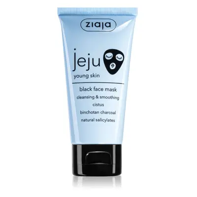 Ziaja Jeju Young Skin tisztító fekete maszk a fiatal arcbőrre 50 ml