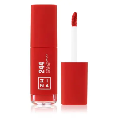 3INA The Longwear Lipstick hosszantartó folyékony rúzs árnyalat 244 - Red 6 ml