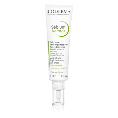 Bioderma Sébium Kerato+ géles krém a pattanásos bőr hibáira 30 ml