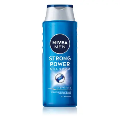 Nivea Men Strong Power erősítő sampon uraknak 400 ml