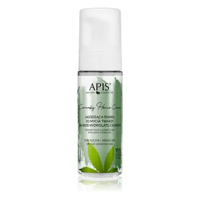 Apis Natural Cosmetics Cannabis Home Care tisztító hab száraz és érzékeny bőrre 150 ml