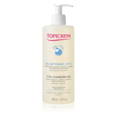 Topicrem BABY My 1st Cleansing Gel 2in1 tisztító gél testre és hajra gyermekeknek születéstől ke