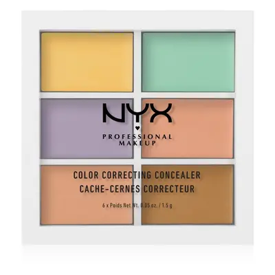 NYX Professional Makeup Color Correcting színkorrekciós paletta árnyalat 04 6 x 1.5 g