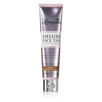 Loving Tan Deluxe Face Tan önbarnító arckrém árnyalat Dark 50 ml