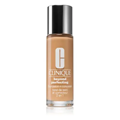 Clinique Beyond Perfecting™ Foundation + Concealer alapozó és korrektor 2 az 1-ben árnyalat 14 V