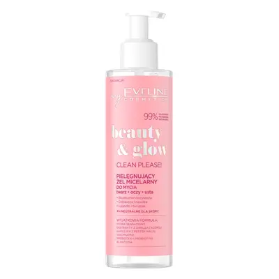 Eveline Cosmetics Beauty & Glow Clean Please! tisztító micellás gél 200 ml