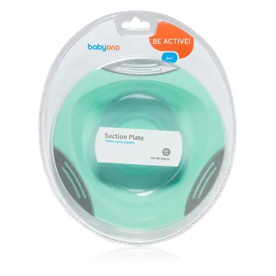 BabyOno Be Active Suction Plate tányér tapadókoronggal Mint 6 m+ 1 db