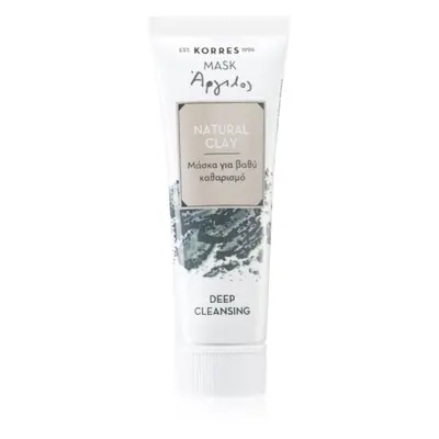 Korres Natural Clay mélyen tisztító maszk 18 ml