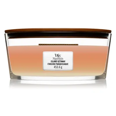 Woodwick Trilogy Island Getaway illatgyertya fa kanóccal (hearthwick) 453 g