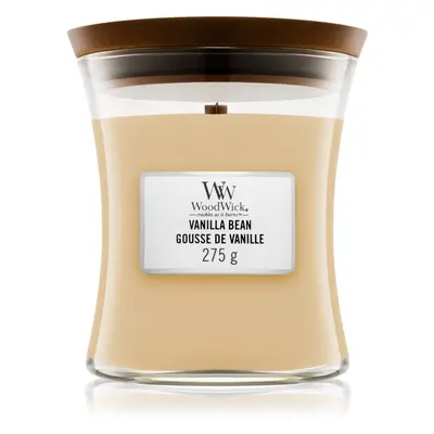 Woodwick Vanilla Bean illatgyertya fa kanóccal 275 g