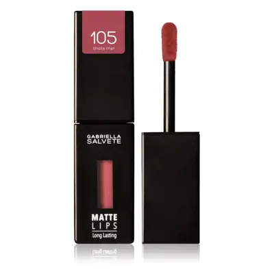 Gabriella Salvete Matte Lips hosszantartó folyékony rúzs matt hatással árnyalat 105 That's Me! 4