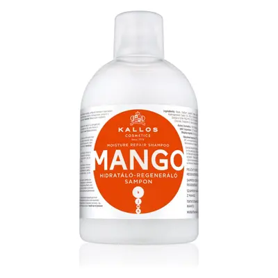 Kallos KJMN Professional Mango hidratáló sampon száraz, sérült, vegyileg kezelt hajra 1000 ml