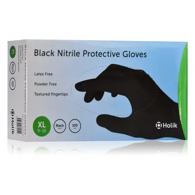 Holík Nitril Black púdermentes nitril védőkesztyű méret XL 2x50 db