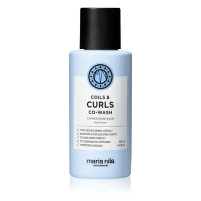 Maria Nila Coils & Curls Co-Wash sampon és kondicionáló a hullámos és göndör hajra 100 ml