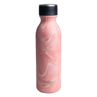 Smartshake Bohtal rozsdamentes kulacs szín Pink Marbel 600 ml