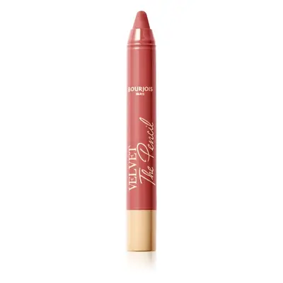 Bourjois Velvet the Pencil rúzsceruza matt hatással árnyalat 04 Less is Brown 1,8 g