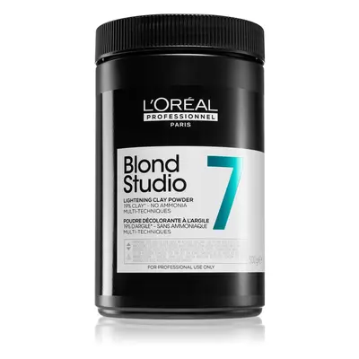 L’Oréal Professionnel Blond Studio Lightening Clay Powder élénkítő púder ammónia nélkül 500 g