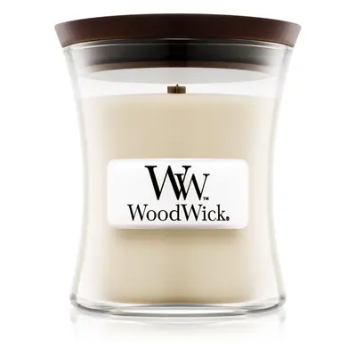 Woodwick Linen illatgyertya fa kanóccal 85 g