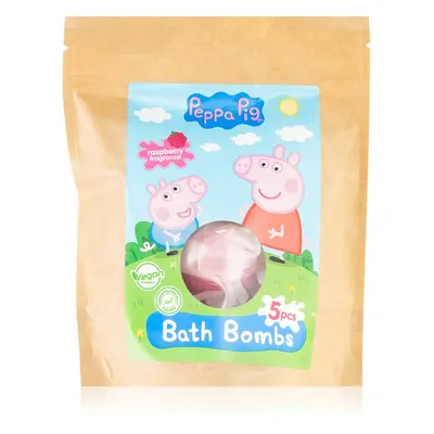 Peppa Pig Bath Bombs pezsgő fürdőgolyó 5x50 g