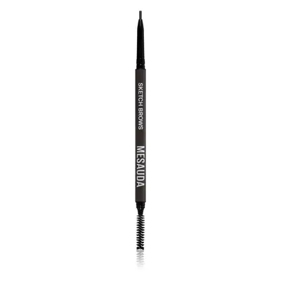 Mesauda Milano Sketch Brows automatikus szemöldökceruza kefével árnyalat 104 Dark 0,09 g