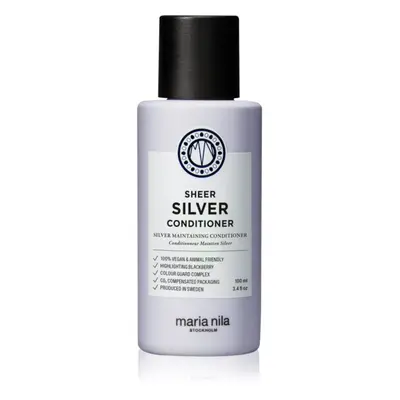 Maria Nila Sheer Silver Conditioner hidratáló kondicionáló sárga tónusok neutralizálására szulfá