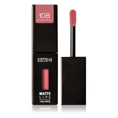 Gabriella Salvete Matte Lips hosszantartó folyékony rúzs matt hatással árnyalat 108 Endless Blus