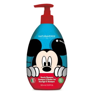 Disney Mickey Shampoo & Shower Gel sampon és tusfürdő gél 2 in 1 gyermekeknek 500 ml