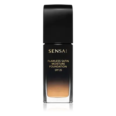 Sensai Flawless Satin Moisture Foundation folyékony make-up SPF 25 árnyalat 205 Mocha Beige 30 m