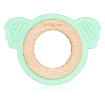 BabyOno Wooden & Silicone Teether rágóka Koala 1 db