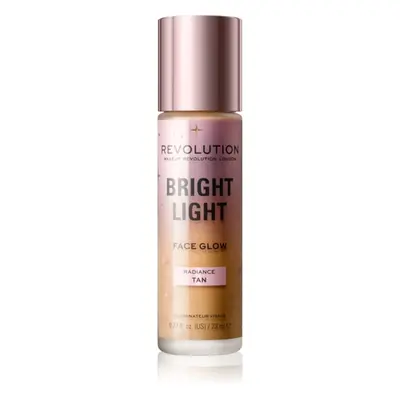 Makeup Revolution Bright Light világosító tonizáló fluid árnyalat Radiance Tan 23 ml