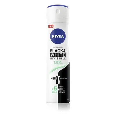 Nivea Invisible Black & White Fresh izzadásgátló spray hölgyeknek 150 ml