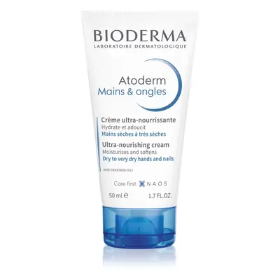 Bioderma Atoderm Cream Hand & Nails kézkrém nagyon száraz, érzékeny és atópiás bőrre 50 ml