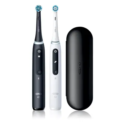 Oral B iO5 elektromos fogkefe tokkal DUO Black & White 2 db