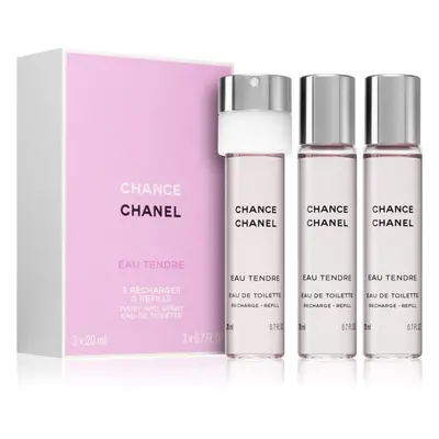 Chanel Chance Eau Tendre Eau de Toilette hölgyeknek 3x20 ml