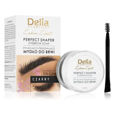 Delia Cosmetics Eyebrow Expert szemöldök rögzítő viasz árnyalat Black 10 ml